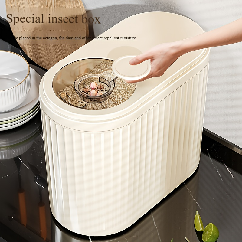 1 Modern Plastic Rice Storage Bin with Lid