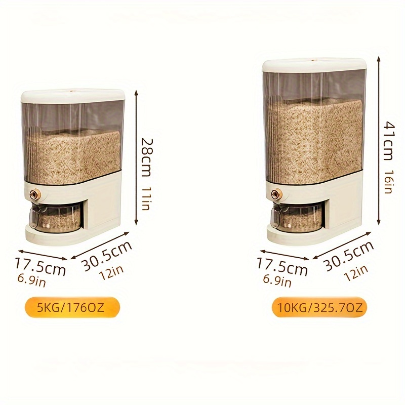 Airtight Rice Storage Bin (Pack of 1) – Suitable for Kitchen Storage and Home Organization