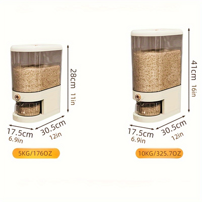 Airtight Rice Storage Bin (Pack of 1) – Suitable for Kitchen Storage and Home Organization