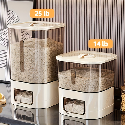 Automatic rice dispenser (with capacity - large-capacity, moisture-proof and insect-proof sealed rice storage box)