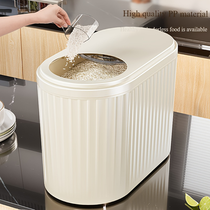 1 Modern Plastic Rice Storage Bin with Lid